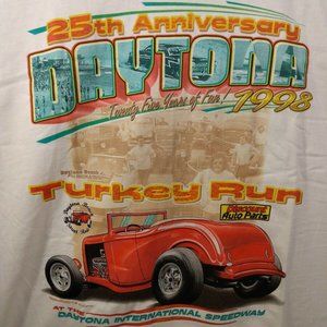 Vintage T Shirt Daytona 1998 25th Annual Turkey